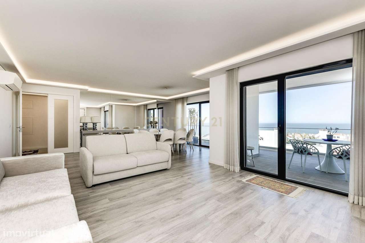 T3 com terraço e VISTA MAR em condomínio de luxo na Ericeira - Grande imagem: 3/43