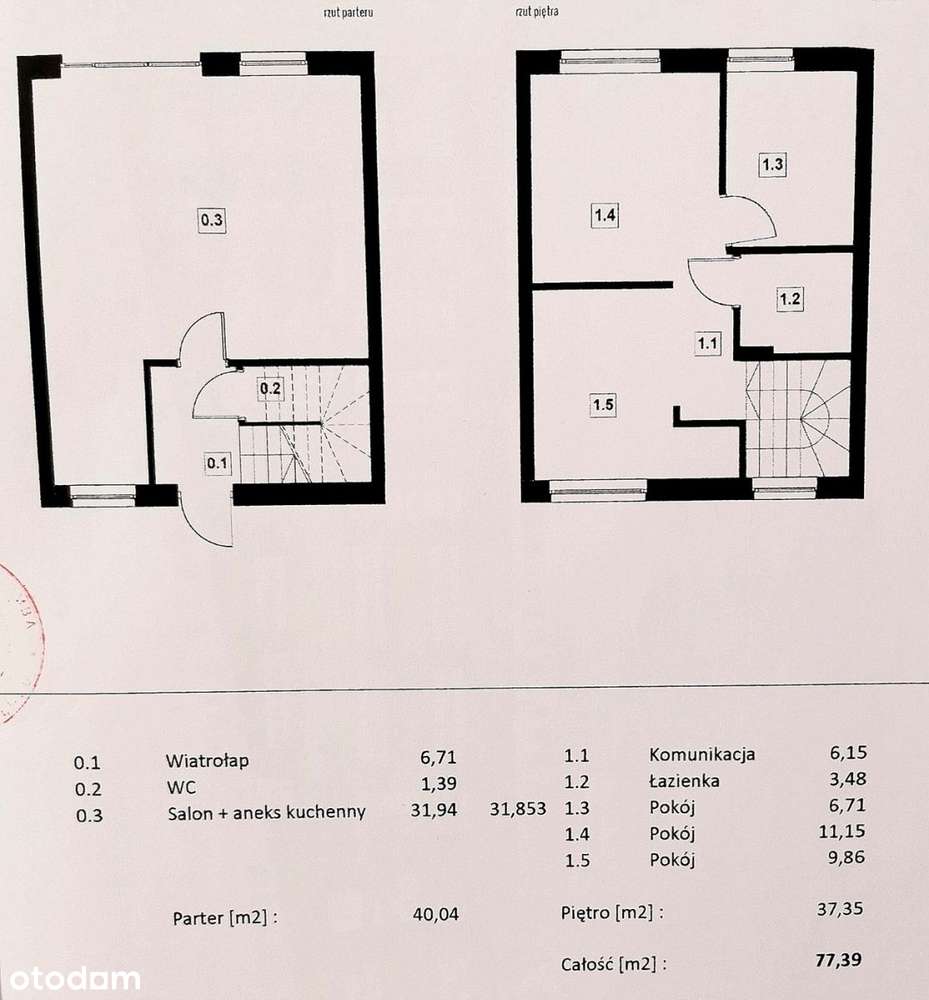Mieszkanie dwupoziomowe (segment), 77 m2-18