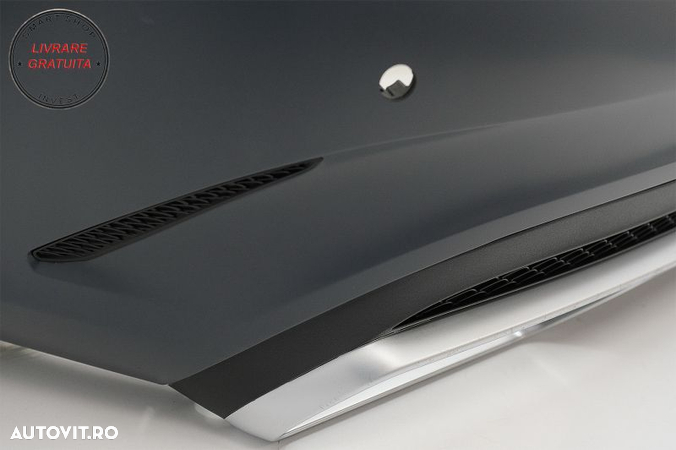 Pachet Exterior Complet cu Ornamente Evacuare Negre Mercedes E-Class W212 Facelift- livrare gratuita - 13