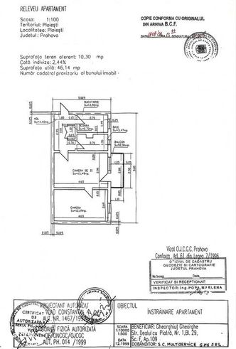 Apartament 2 cam, cf 2, et 2/4, Zona Malu Rosu-9