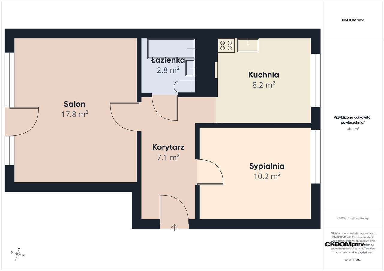 2 pokoje | 50 m² | PARTER | możliwość 3 pokoi | ul. Olszyńska | Radom-14
