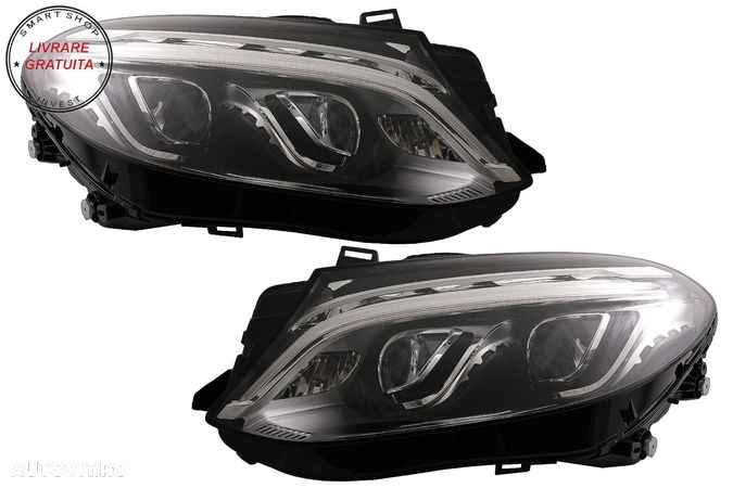 Faruri Full LED Mercedes M-Class W166 (2012-2015) doar cu conversie la GLE- livrare gratuita - 1