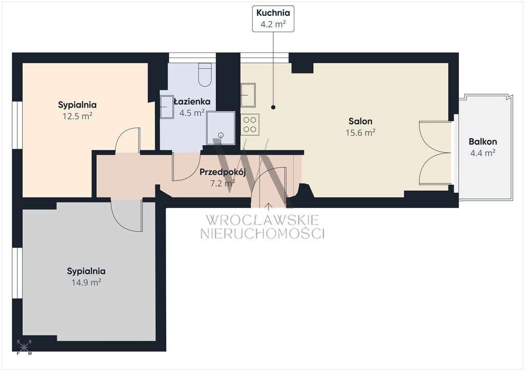 Nowe Miasto Różanka | Loft | 3 pokoje | Balkon-17