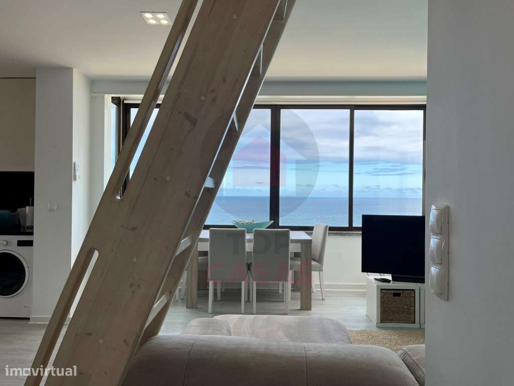 T1 Renovado com Vista Mar Frontal na Foz do Arelho-9