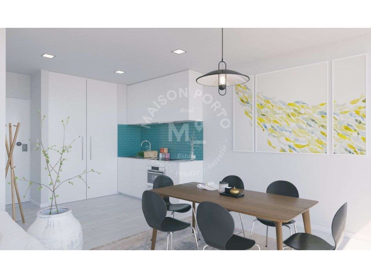 Apartamento T0 no 3ºPiso, no Bloco A