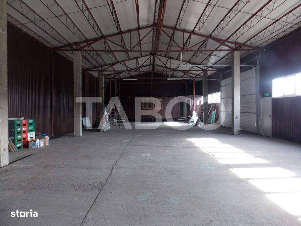 Hala 445 mp utili cu 500 metri curte de inchiriat Sibiu zona Lazaret - Imagine principală: 1/9
