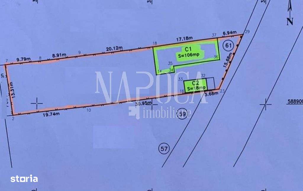 Teren intravilan pentru constructii de vanzare in Iris, Cluj - Imagine principală: 3/4