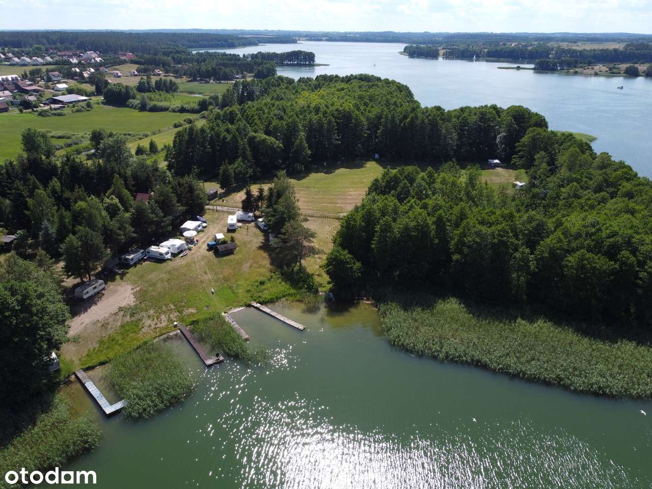 Działka z PNB na 3 domy jednorodzinne - 50m od jeziora Ryńskiego -SWJM-3