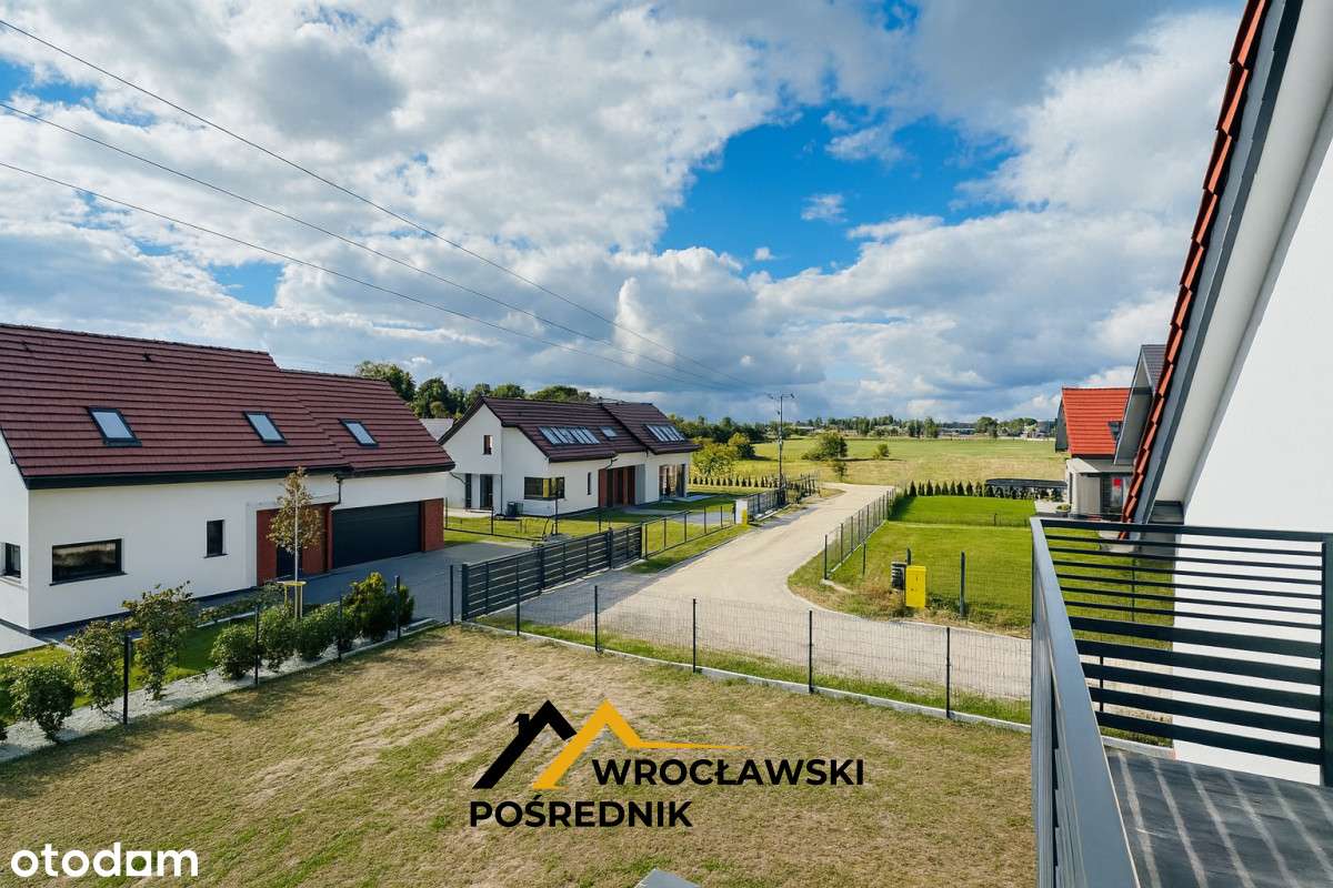 Nowy dom z przeszkleniami. Taras, Garaż, Ogród !-12