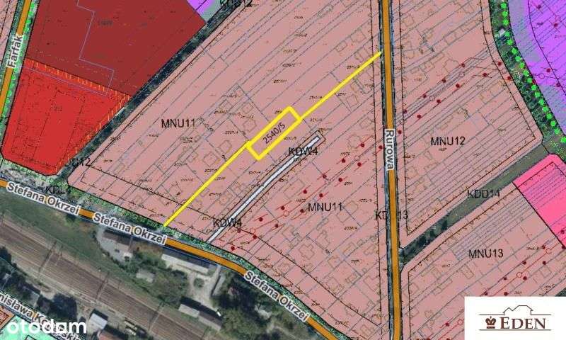 Działka budowlana w Łukowie - Pełny obrazek: 3/5