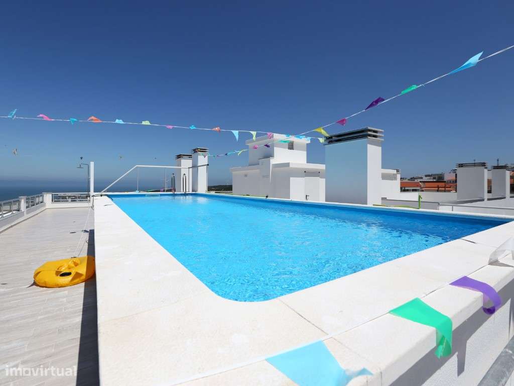 Fabuloso Apartamento T3 Novo com Vista de mar no Sítio Nazaré-32