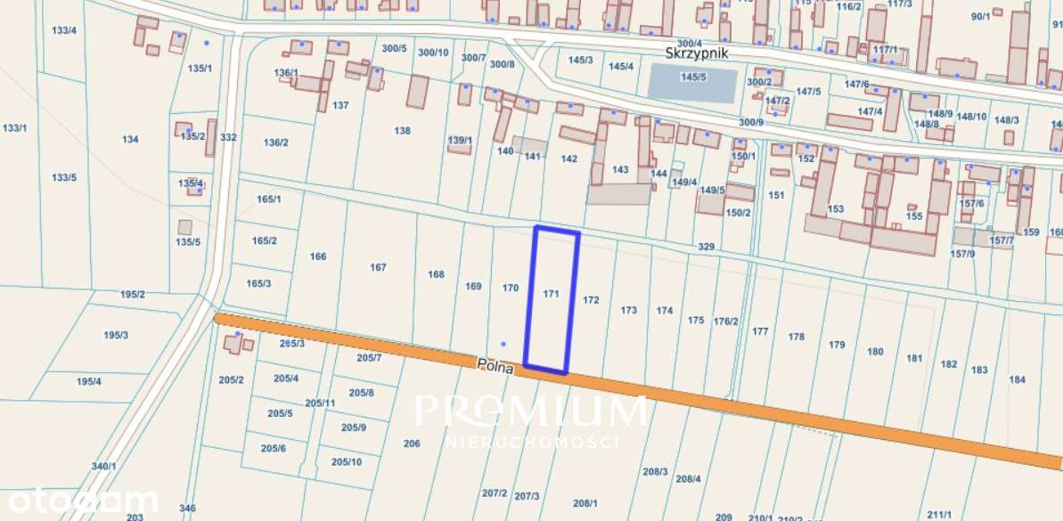 Działka budowlana Skrzypnik Mpzp 27 ar-4