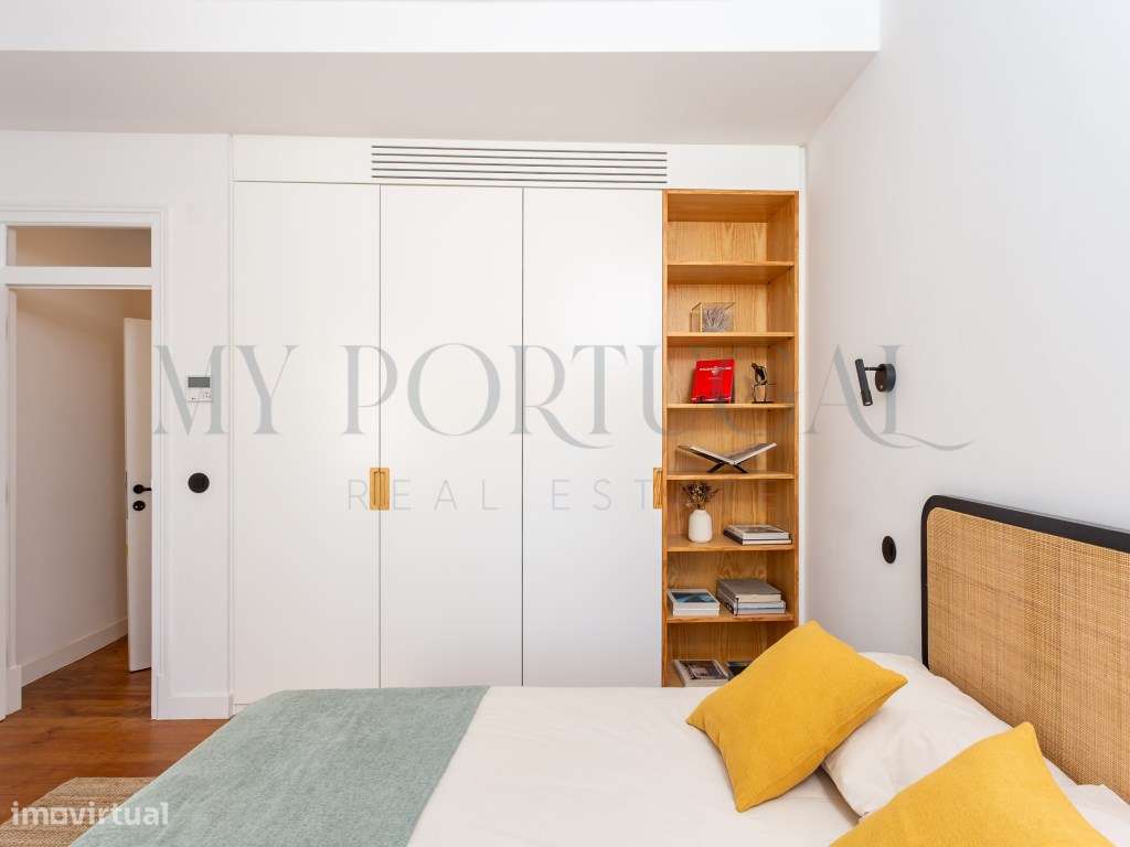 Conforto Urbano num T1 totalmente remodelado com varanda no coração...-30