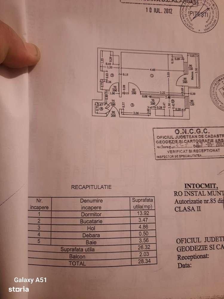 Vindem garsoniera Confort 1 Etaj 3 cu balcon pe camera-8