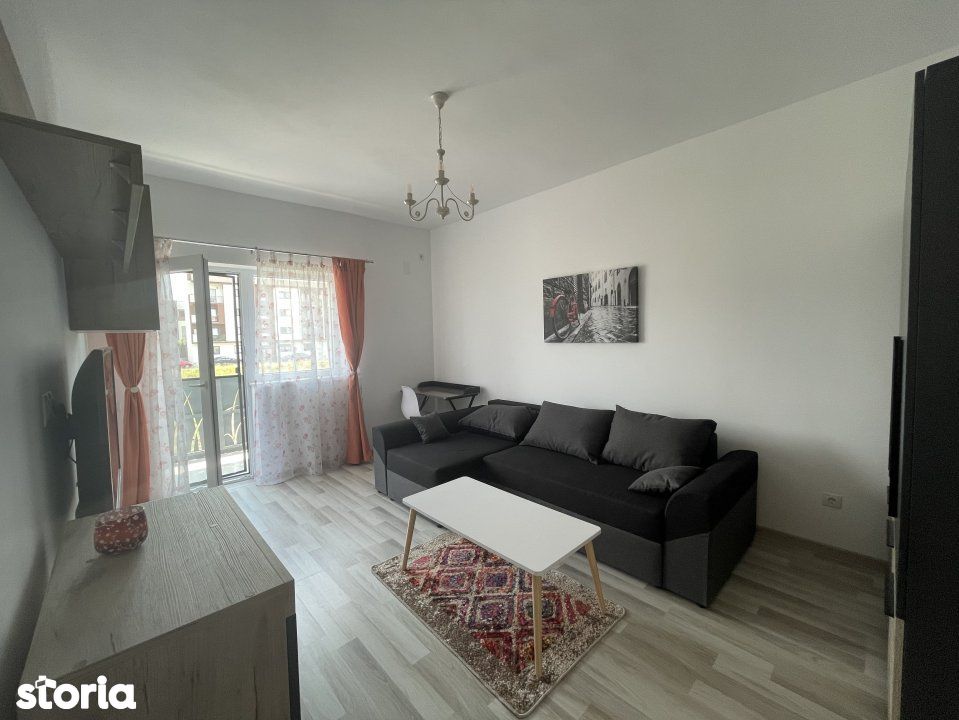 Apartament de inchiriat 2 camere mobilat utilat balcon Calea Cisnadiei