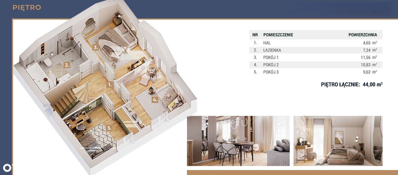 Nowa inwestycja w Kłaju! Dom z garażem 117m2+ogród I DOM POKAZOWY - Pełny obrazek: 5/7