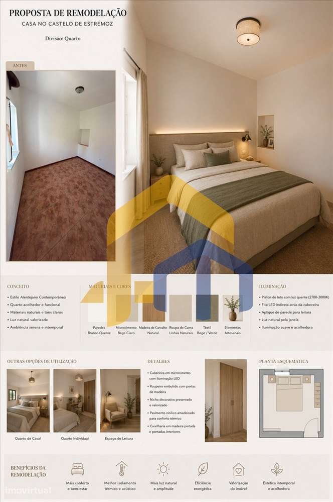 Moradia T1 com Jardim | Dentro da Muralha de Estremoz-15