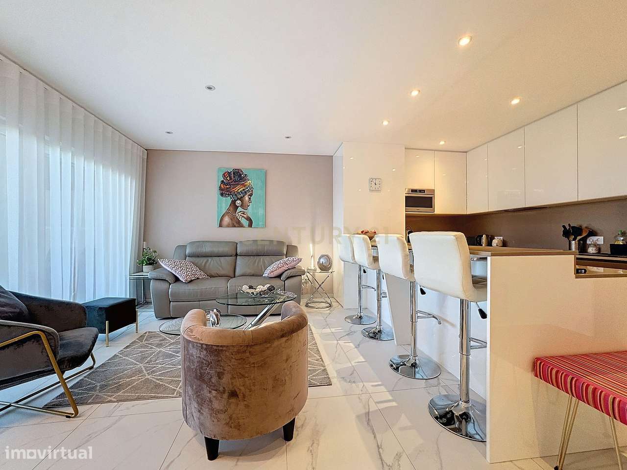 Excelente apartamento T2 - Condomínio de luxo na Nazaré - Vista mar-12