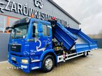 MAN MAN TGM TGL 15.250 E5 // wywrotka 3-S + HDS HMF // przebieg org. 165000km !!! // żuraw , dzwig . kran , crane - 22