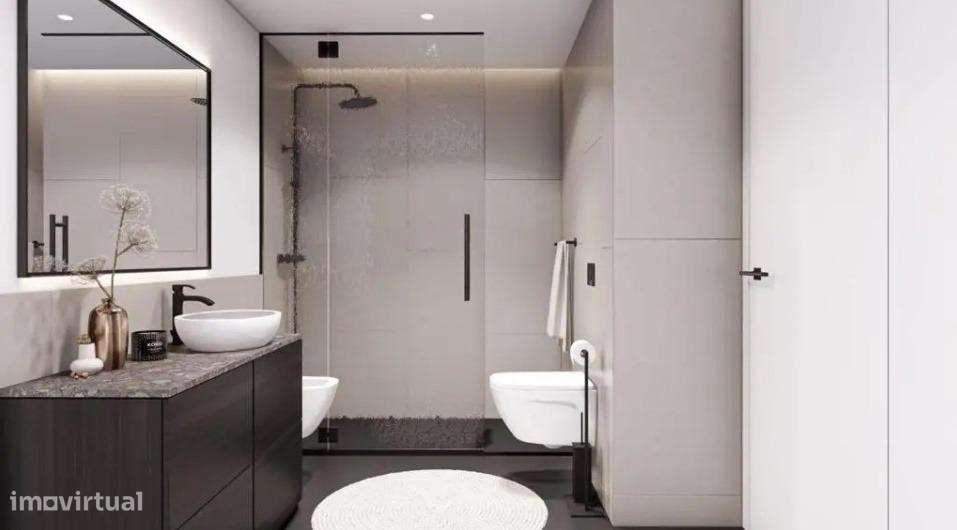 Apartamento T0 moderno com varanda generosa-3