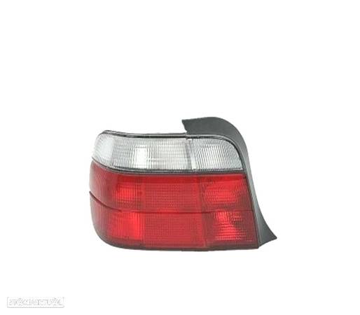 FAROLINS TRASEIROS PARA BMW E36 COMPACT 95-99 VERMELHO BRANCO - 1