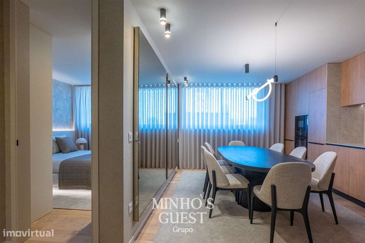 Apartamento T1 de Luxo c/ AC, Elevador e Garagem - Matosinhos-3
