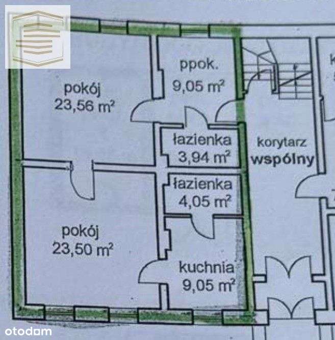 3 pok. mieszkanie z dwoma garażami-13