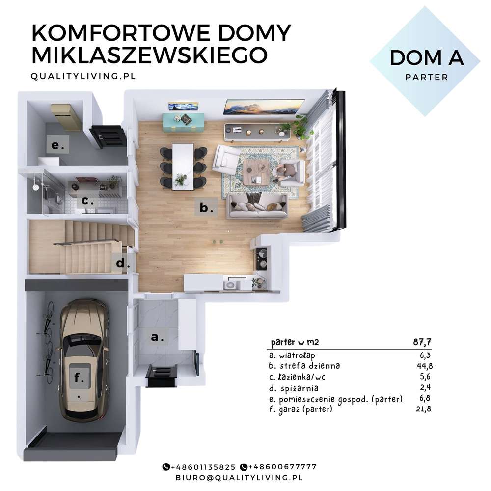 Dom w spokojnym miejscu z dobrym dojazdem/komunikacją| 15min do GalMok - Pełny obrazek: 4/17