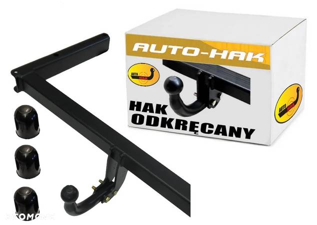 HAK HOLOWNICZY Z KULĄ ODKRĘCANĄ NA DWIE ŚRUBY AUDI A4 B8 2007-15+SEDAN 4d+QUATTRO - 1