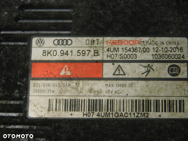 8K0941597B Przetwornica Xenon Komplet Skoda Octavia Iii - 3