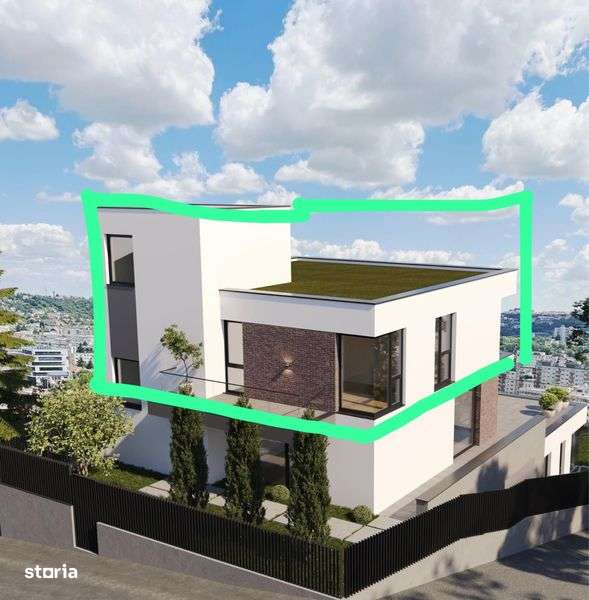 Penthouse de vanzare Grigorescu cu view spre oras - Imagine principală: 4/4