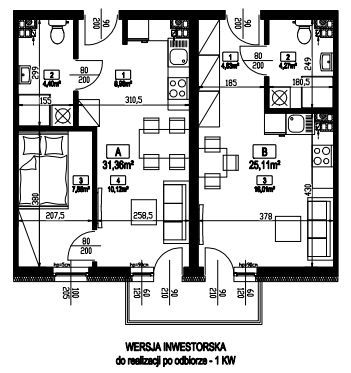 2-paki robione przez dewelopera / tanio