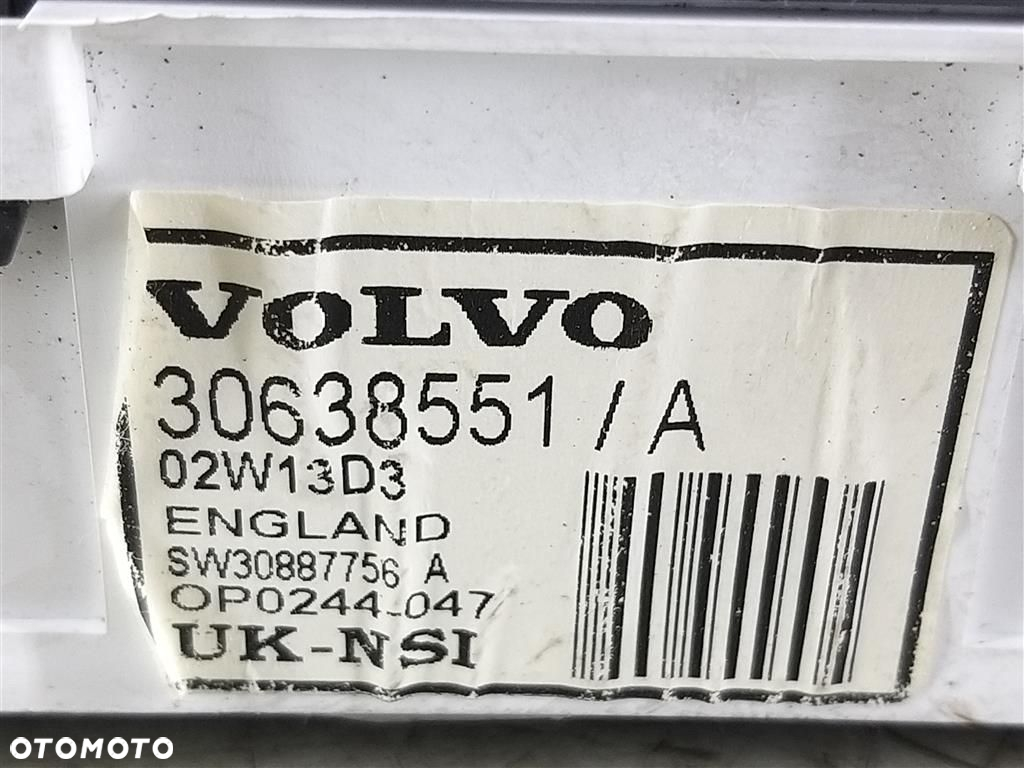 Licznik ZEGARY Volvo S40/V40 1.6B 107KM 1995-2004R 30638551/A 287TYŚ - 3