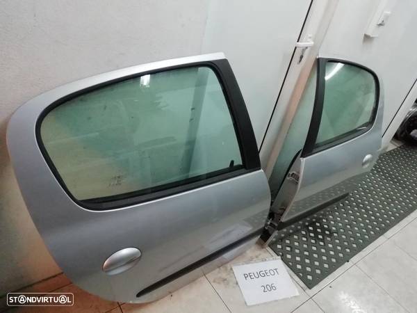 Portas traseiras Peugeot 206
Cinza prata - 2