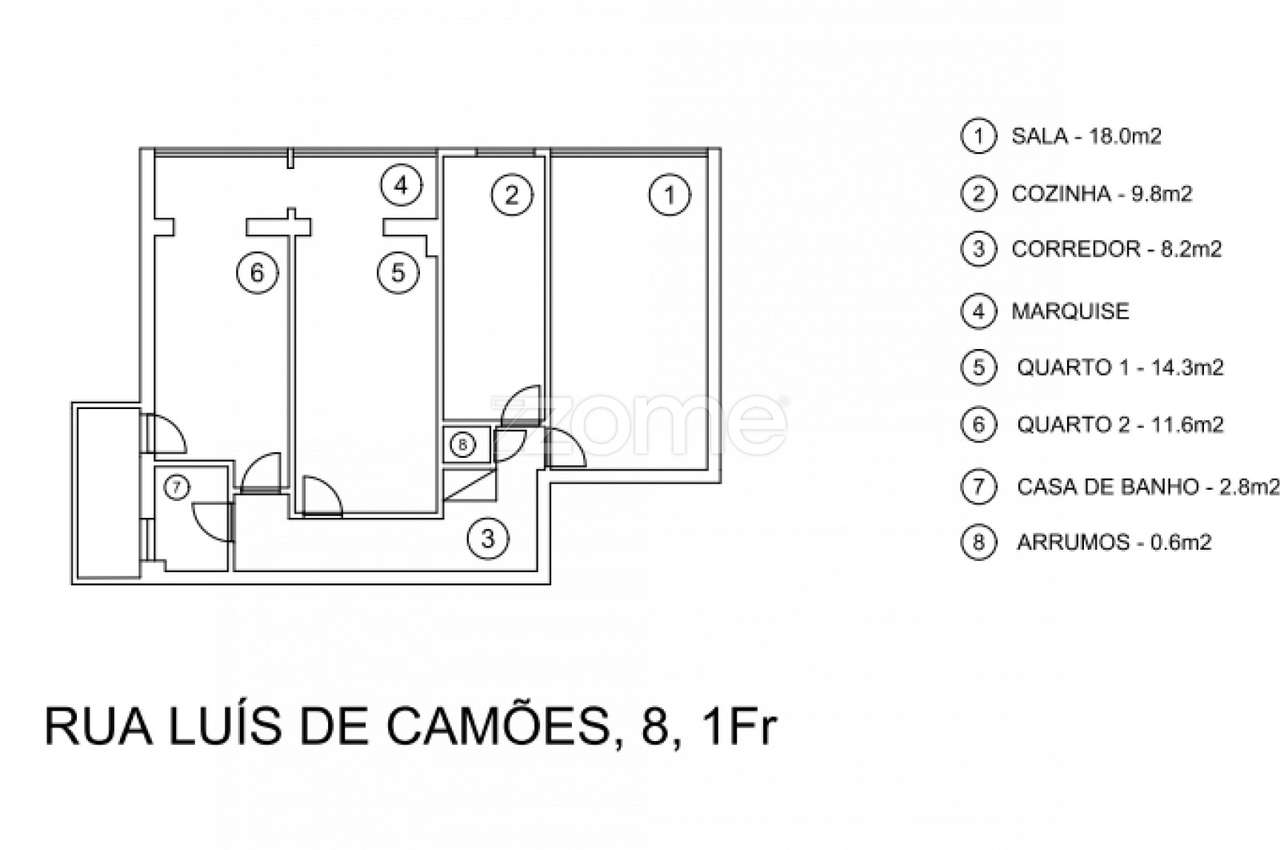 Excelente apartamento T2, situado num 1.º andar, na Buraca-24