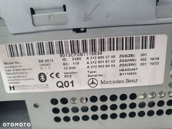 Mercedes-Benz E-Klasa W207 2007-2013 Radio nawigacja - 9