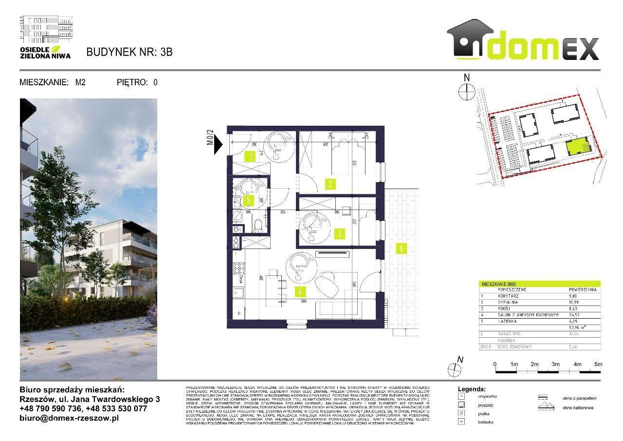 Zielona Niwa - Nowa Inwestycja Domex Rzeszów - Pełny obrazek: 5/10