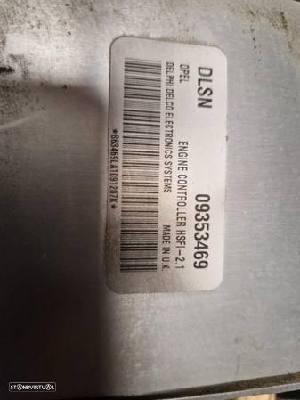 Centralina De Motor Opel Corsa C (X01)  D01002 / Dlsn / 09353469 - 8