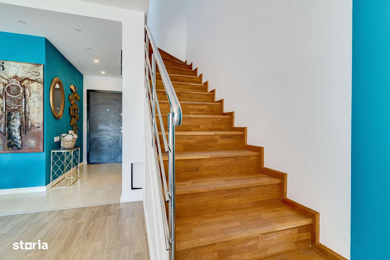 Villa Cozy COSMOPOLIS!  P+1+M, 4 camere, PISCINA,40 mp curte!-7