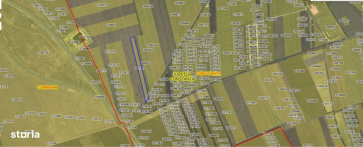 Teren extravilan 1,8ha - Sere- zona de VEST a Constantei-1
