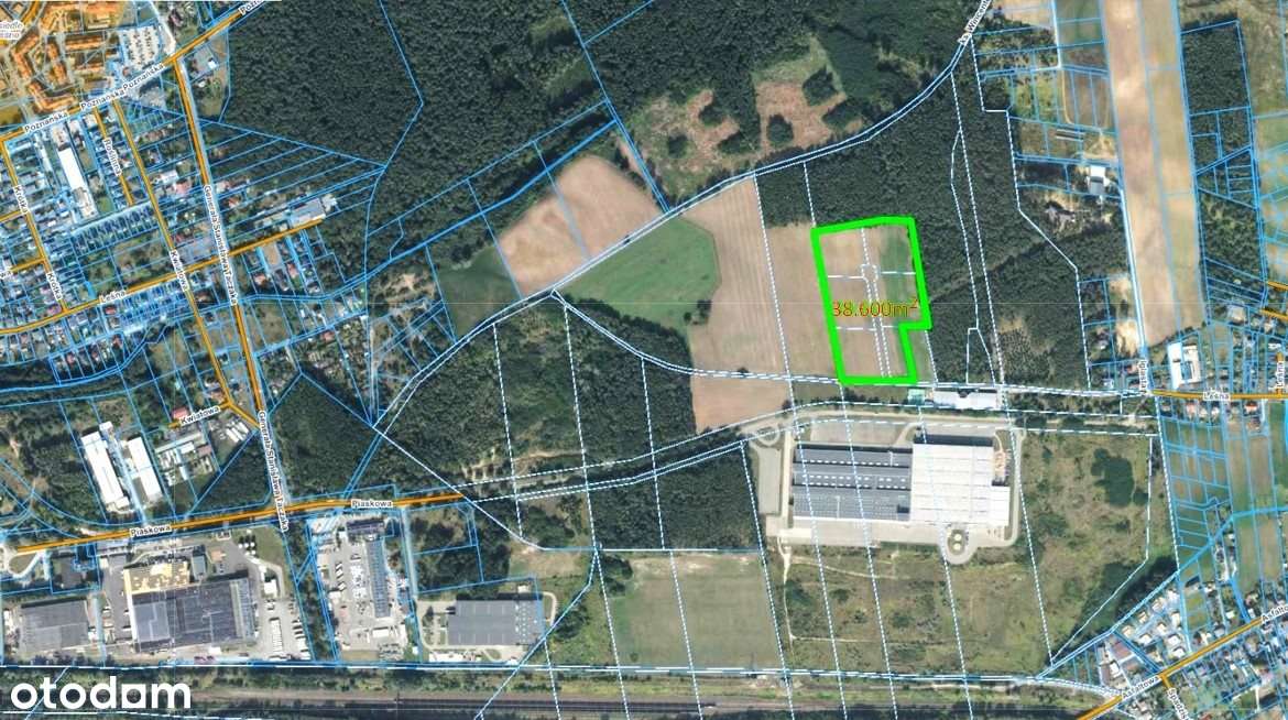 Karolin, teren inwestycyjny 38.600 m2 - Pełny obrazek: 1/6