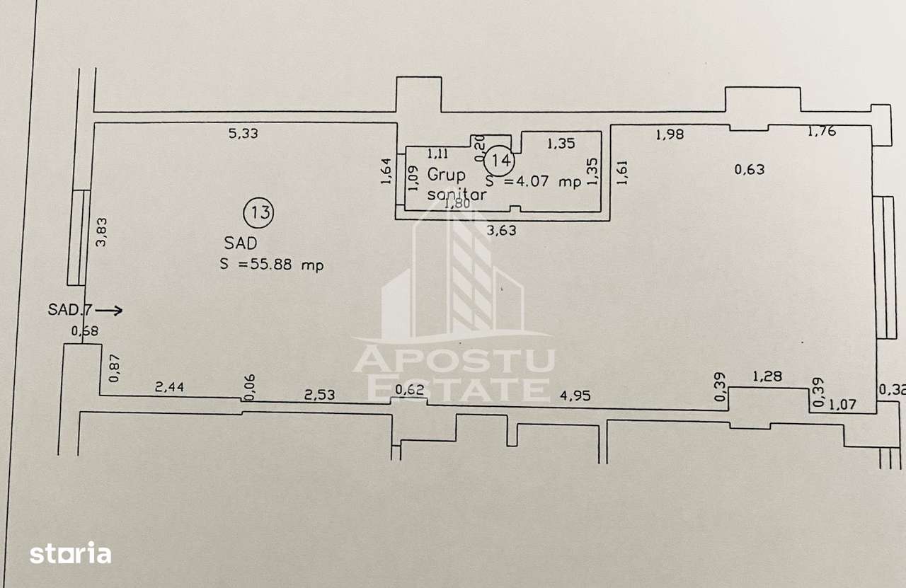 Spatiu comercial, 60 mp, zona Torontalului - Imagine principală: 5/5