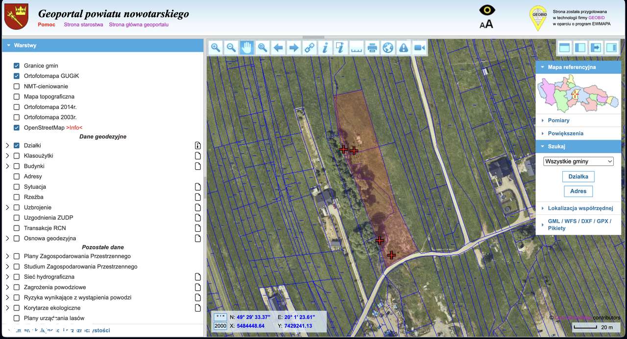 DZIAŁKI BUDOWLANE Z POZWOLENIEM NA 2 DOMY – NOWY TARG, UL. USTRONIE-15