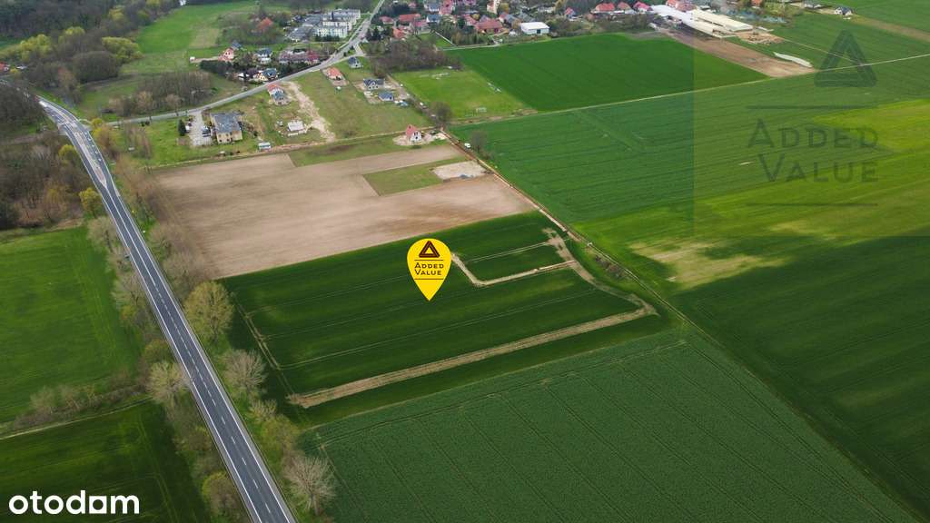 Działki budowlane ok. 1000 m², Rzeczyca k. Świebodzina - Pełny obrazek: 4/5