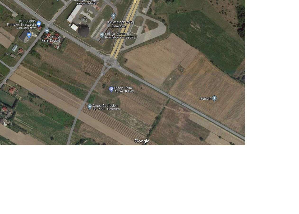 Działka inwestycyjna, 89 ar, Żyraków, zjazd z A4 - Pełny obrazek: 4/6