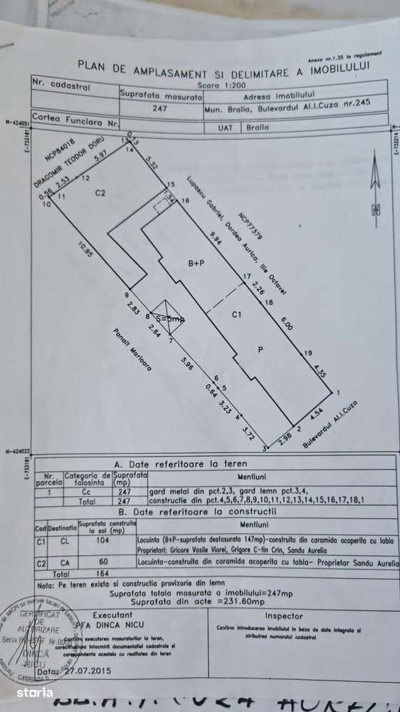 Vând casă zona centrală - Braila - Imagine principală: 5/8
