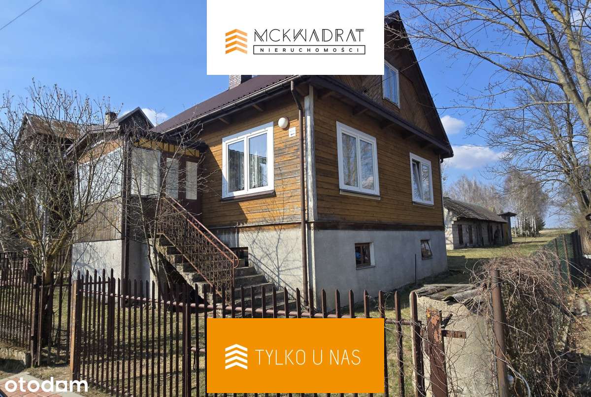 Okazja Podlasie siedlisko 2200 m2 drewniany dom,
