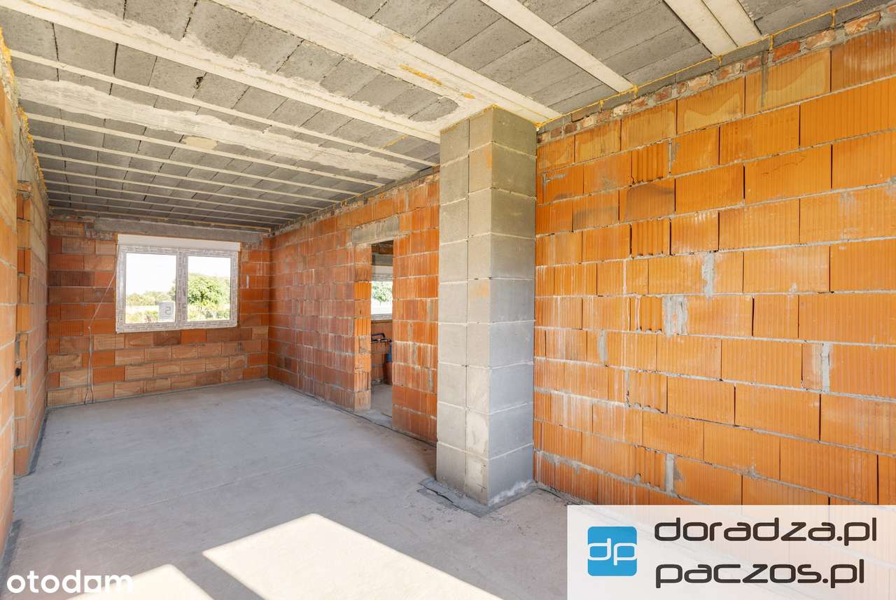 Dom w stanie surowym zamkniętym / Nadolice Wielkie/ ul. Orzechowa-14