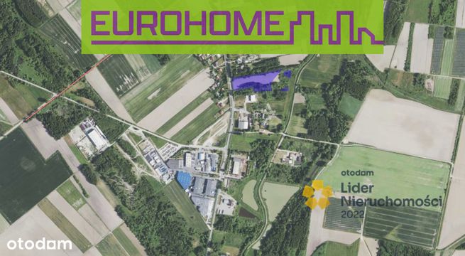 Działka przemysłowa 1,37 ha | Partynia |-0