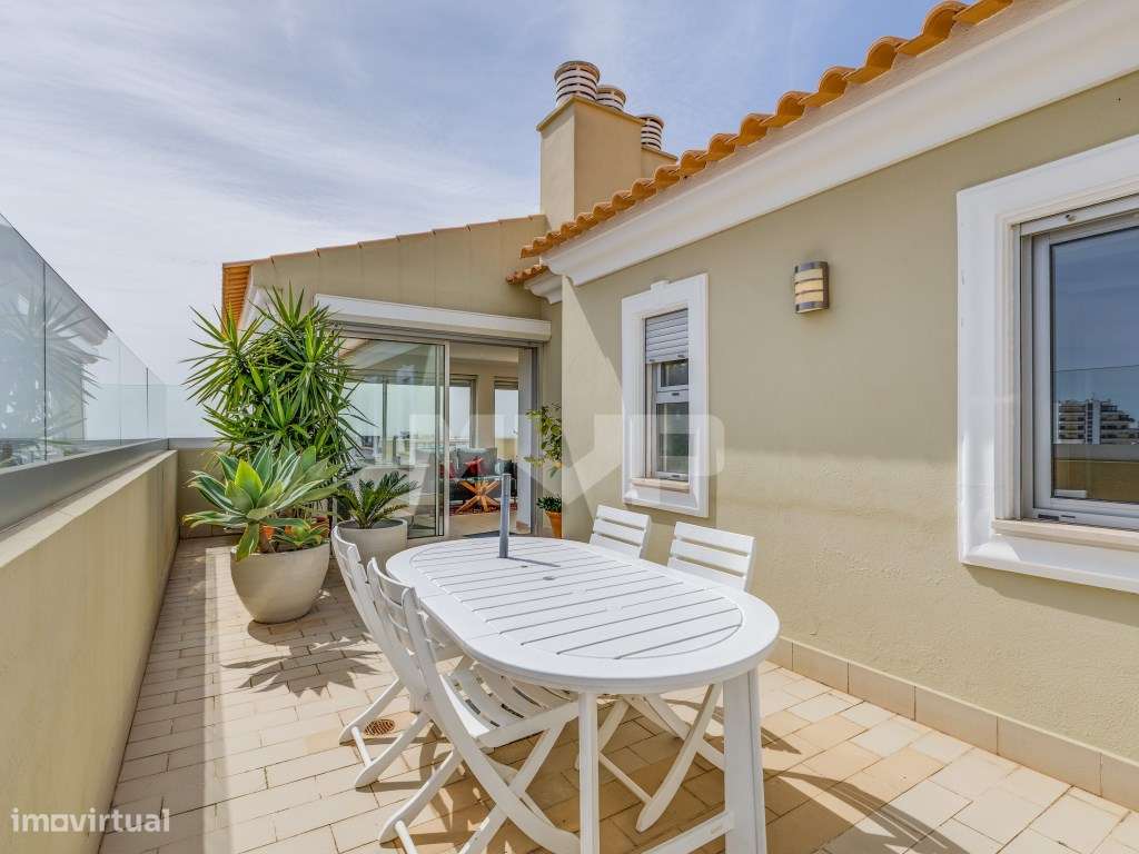 Apartamento T3 Duplex com terraço superior vista Ria em Faro-23